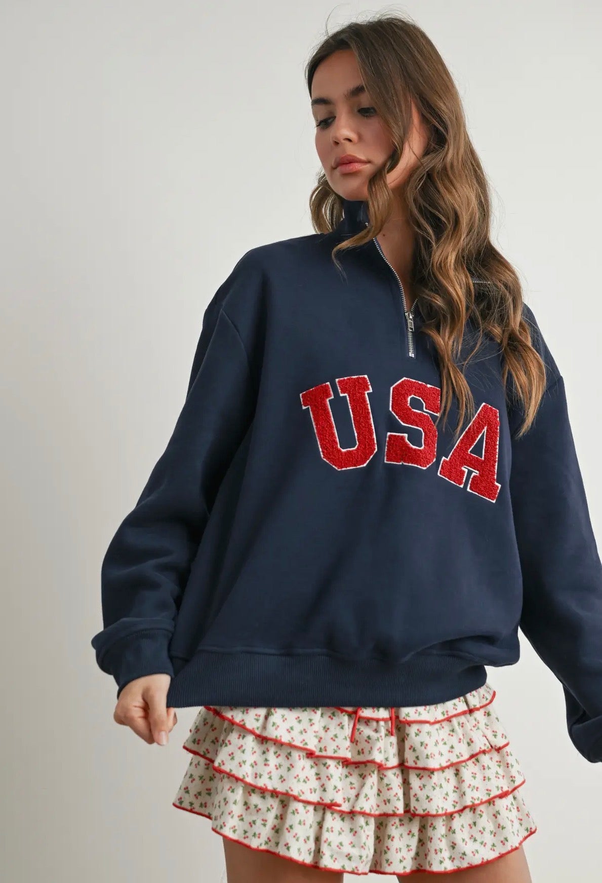 USA Half Zip