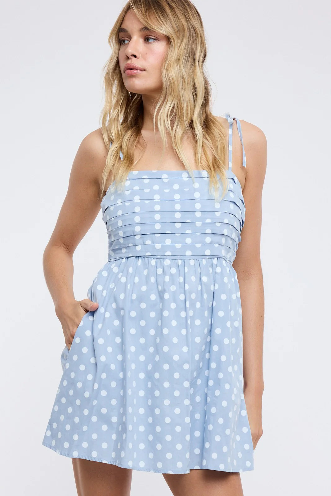 Whitney Polka Dot Romper