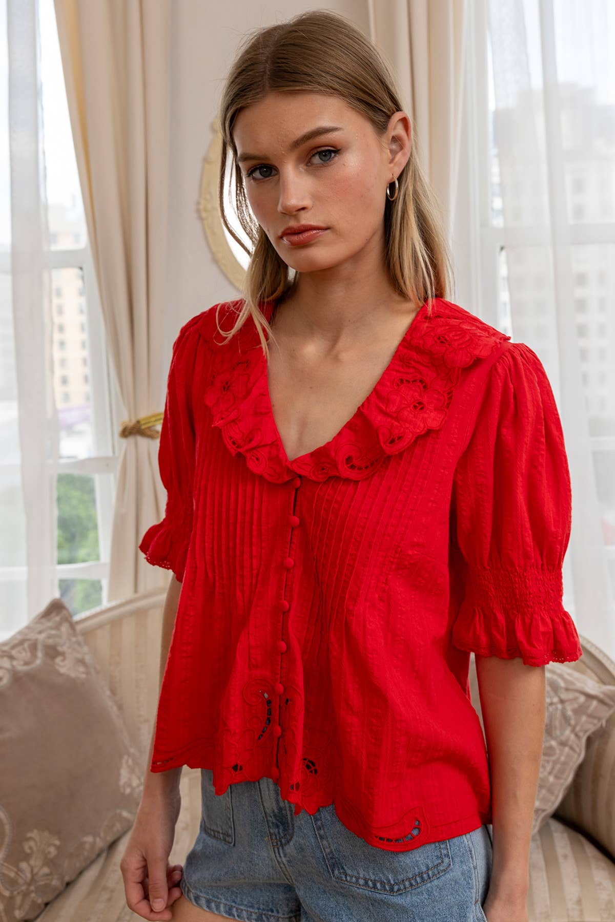 Emily Collared Blouse