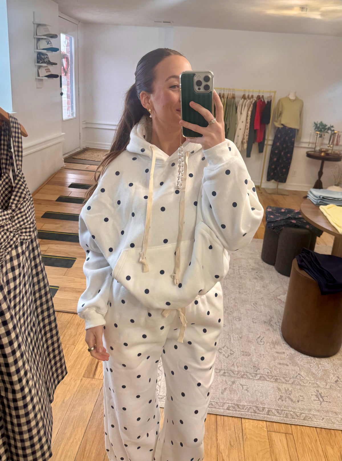 Lily Polka Dot Hoodie