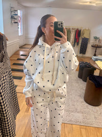 Lily Polka Dot Hoodie