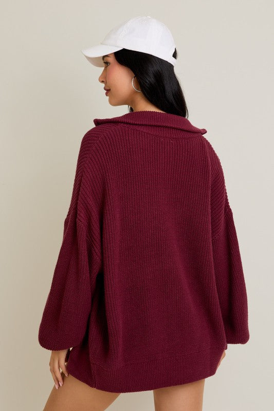 Grace Zipup Sweater