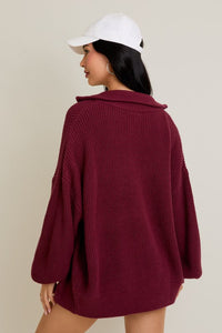 Grace Zipup Sweater