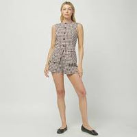 Scarlett Gingham Vest