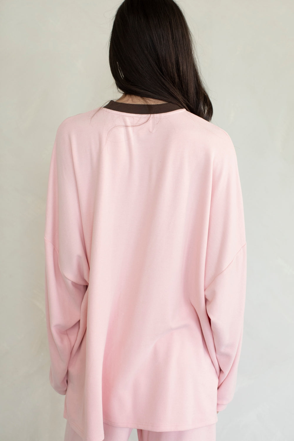 Sophie Brushed Crewneck - Pink