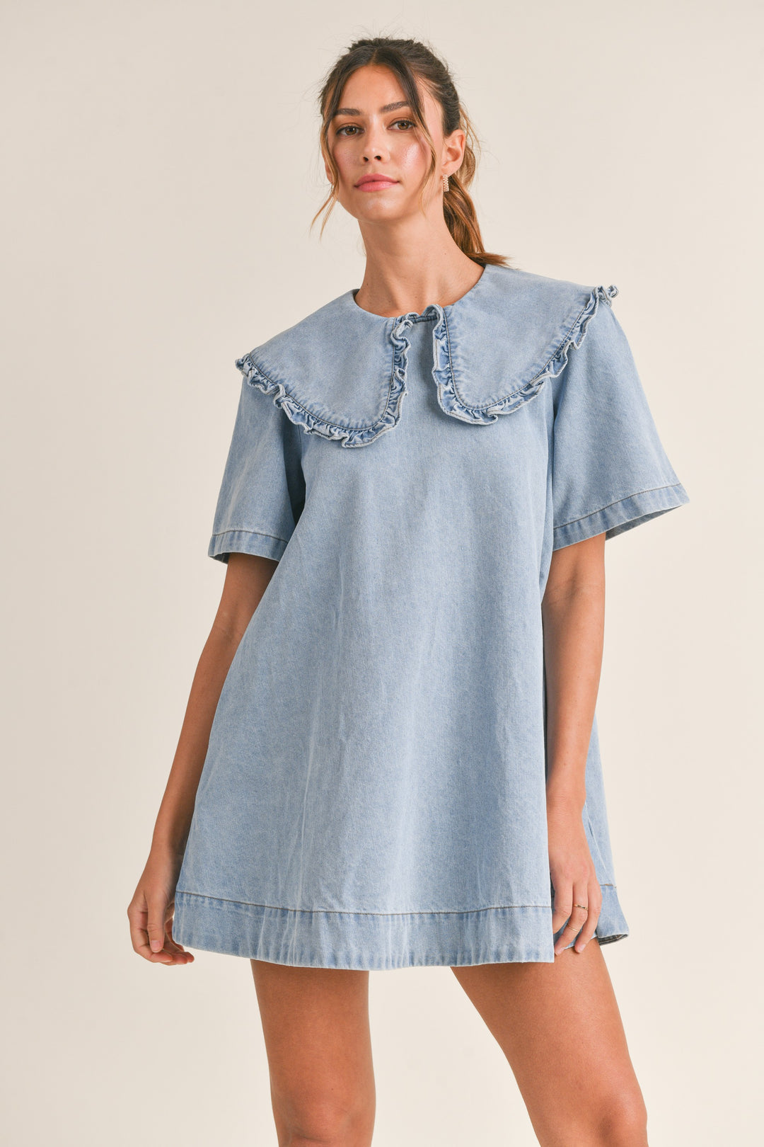 Oakley Collared Denim Dress