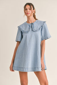 Oakley Collared Denim Dress