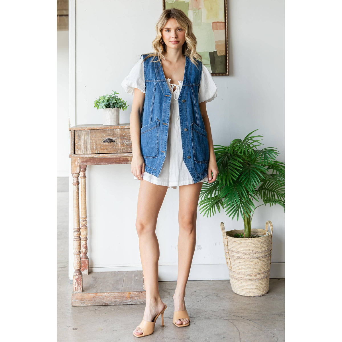 Riley Denim Vest