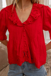 Emily Collared Blouse