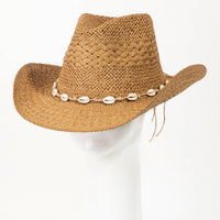 Straw Shell Cowgirl Hat