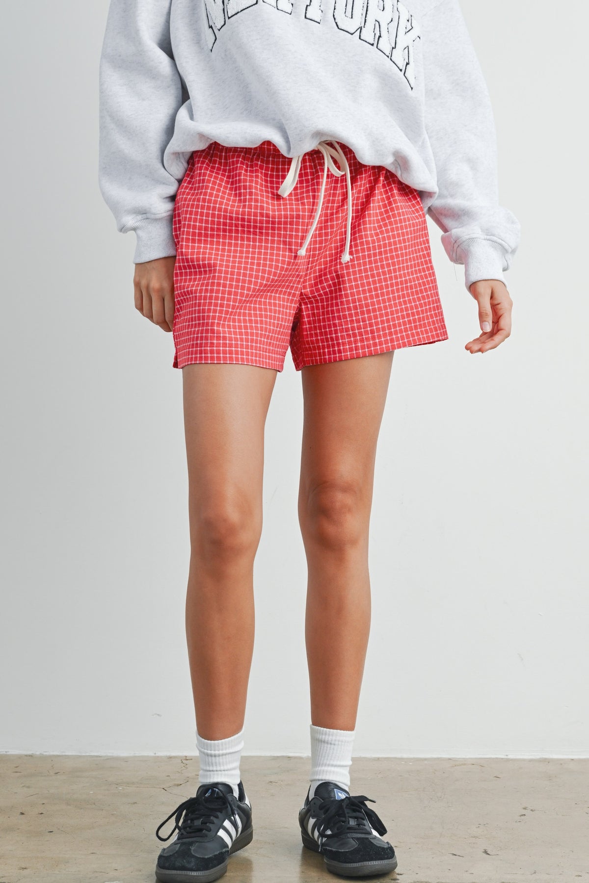 Huska Red Shorts