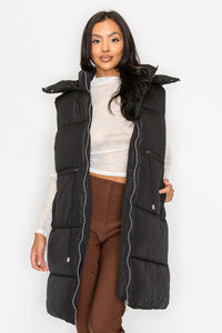 Jessi Zip-Up Puffer Vest