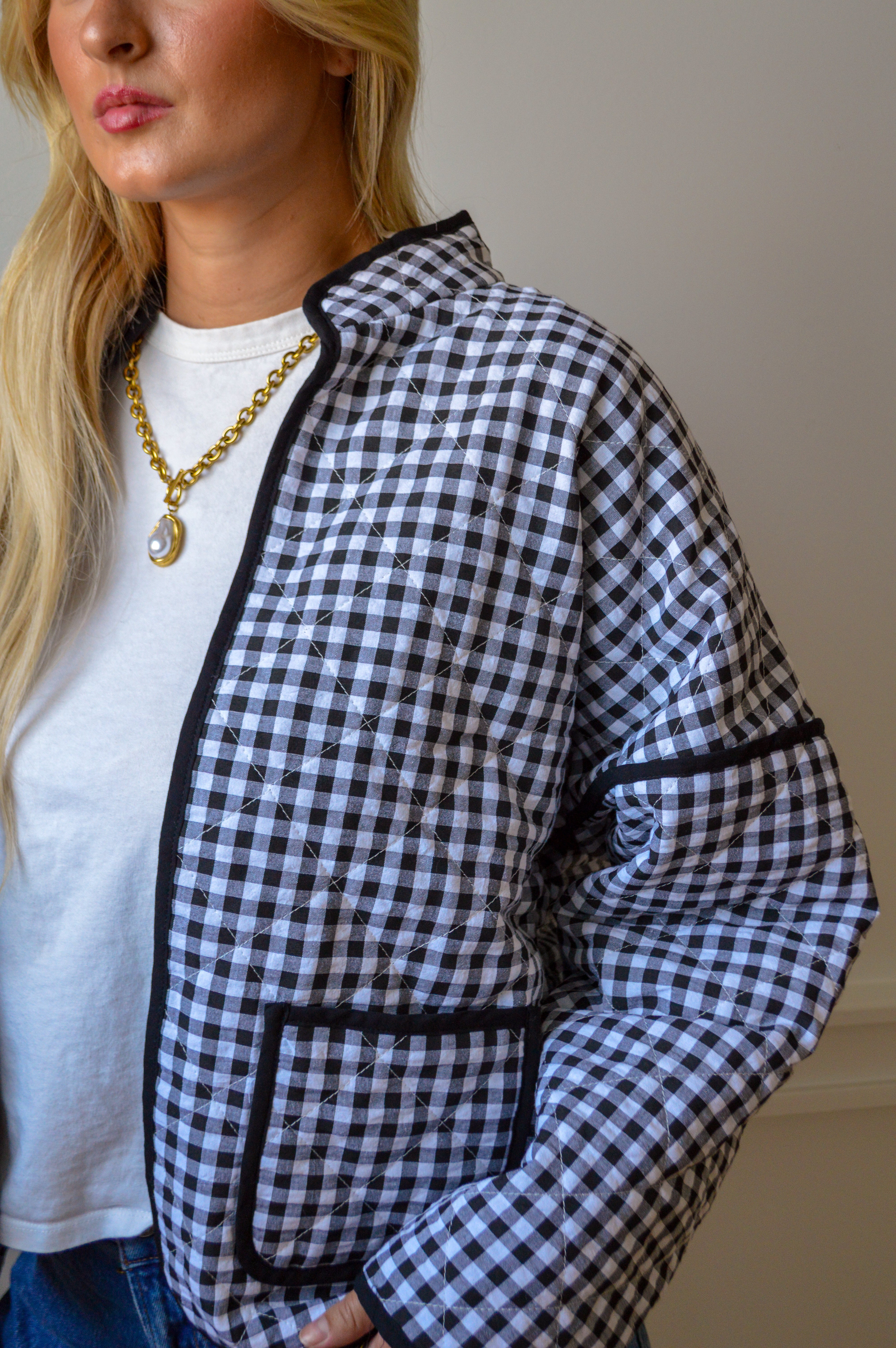 diidii ディディ／ginghamcheck nylon jacket Zaidee Jacket – Vicky Jane