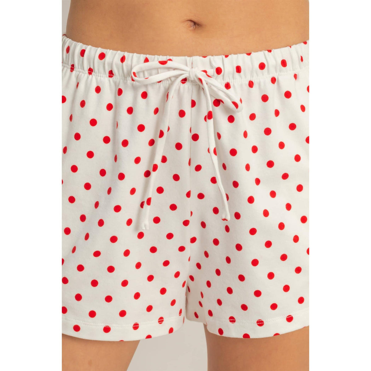 Vinny Polka Dot Drawstring Shorts