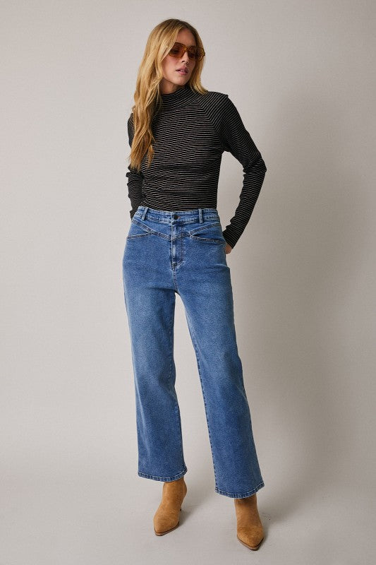 Victoria Stripe Knit Top