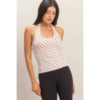 Vinny Polka Dot Halter Top