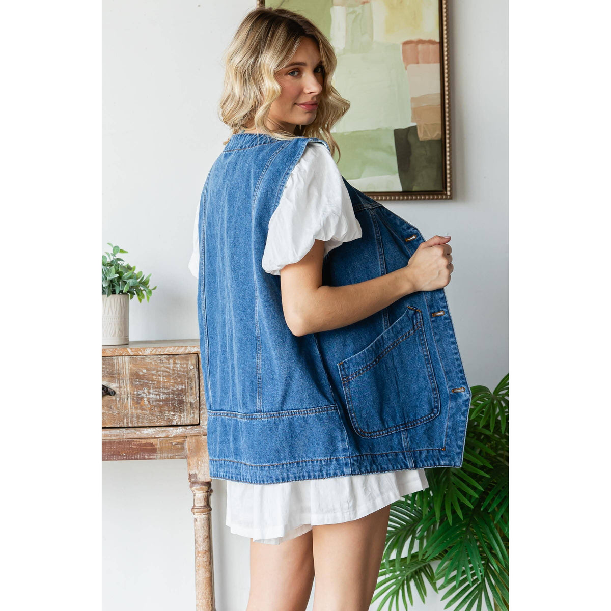 Riley Denim Vest