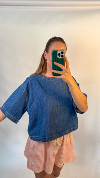 Thea Denim Top