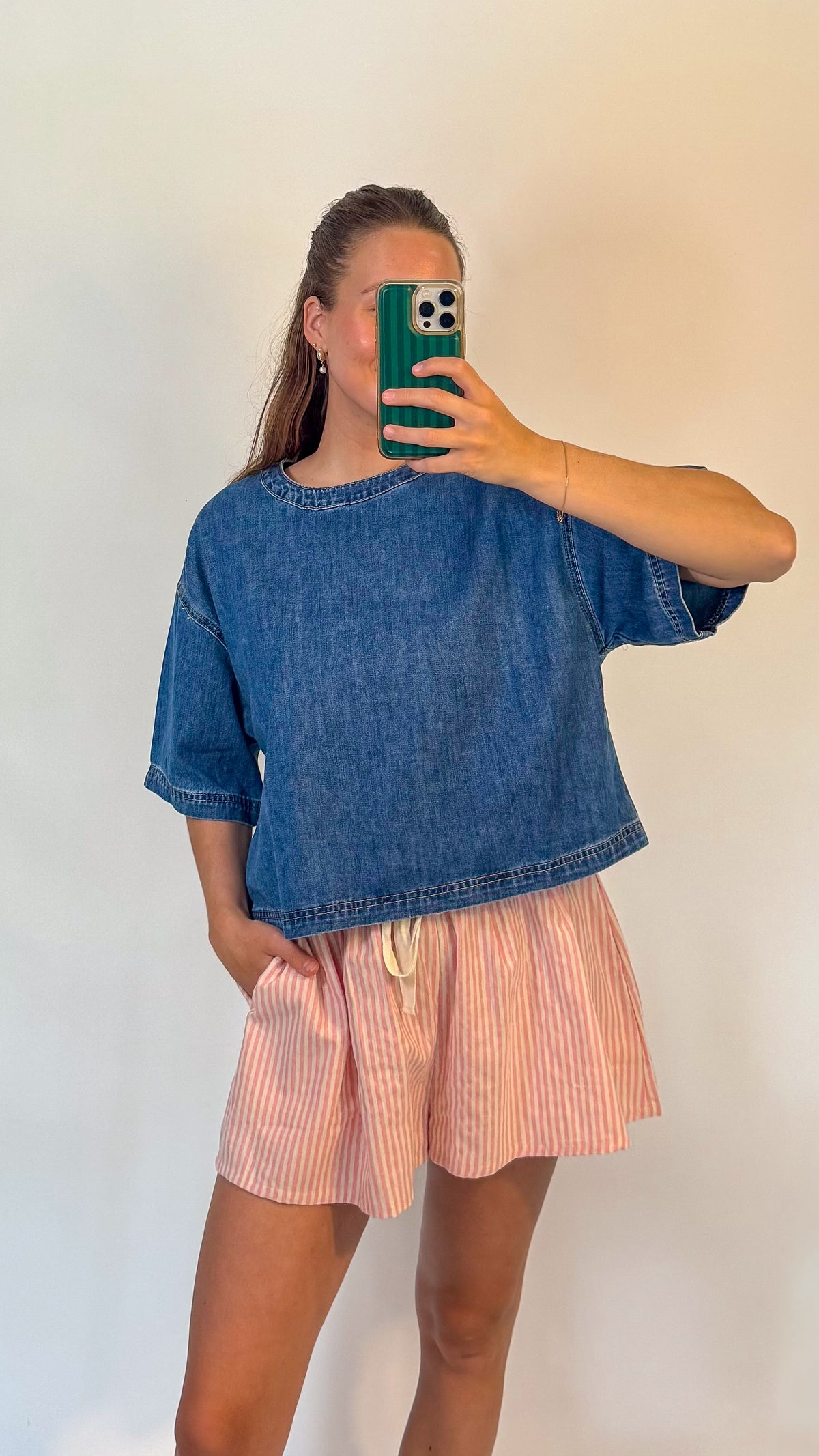 Thea Denim Top
