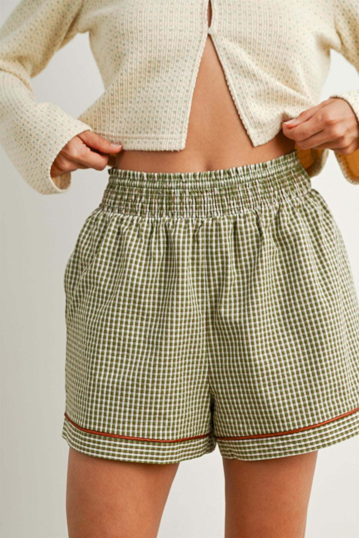 Isabella Gingham Shorts