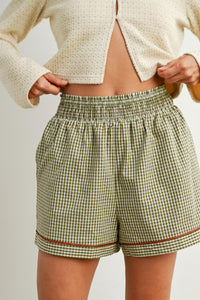 Isabella Gingham Shorts