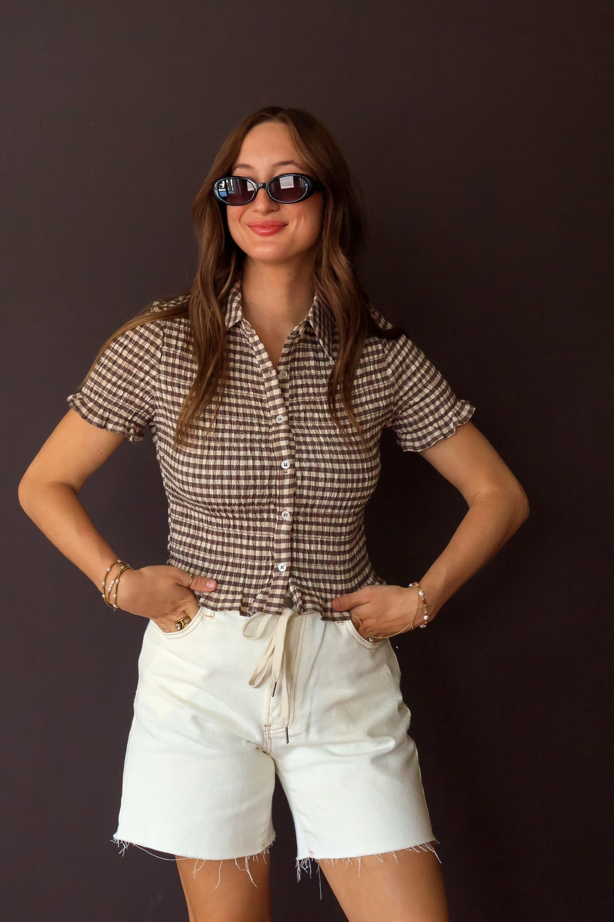 Meadow Gingham Blouse
