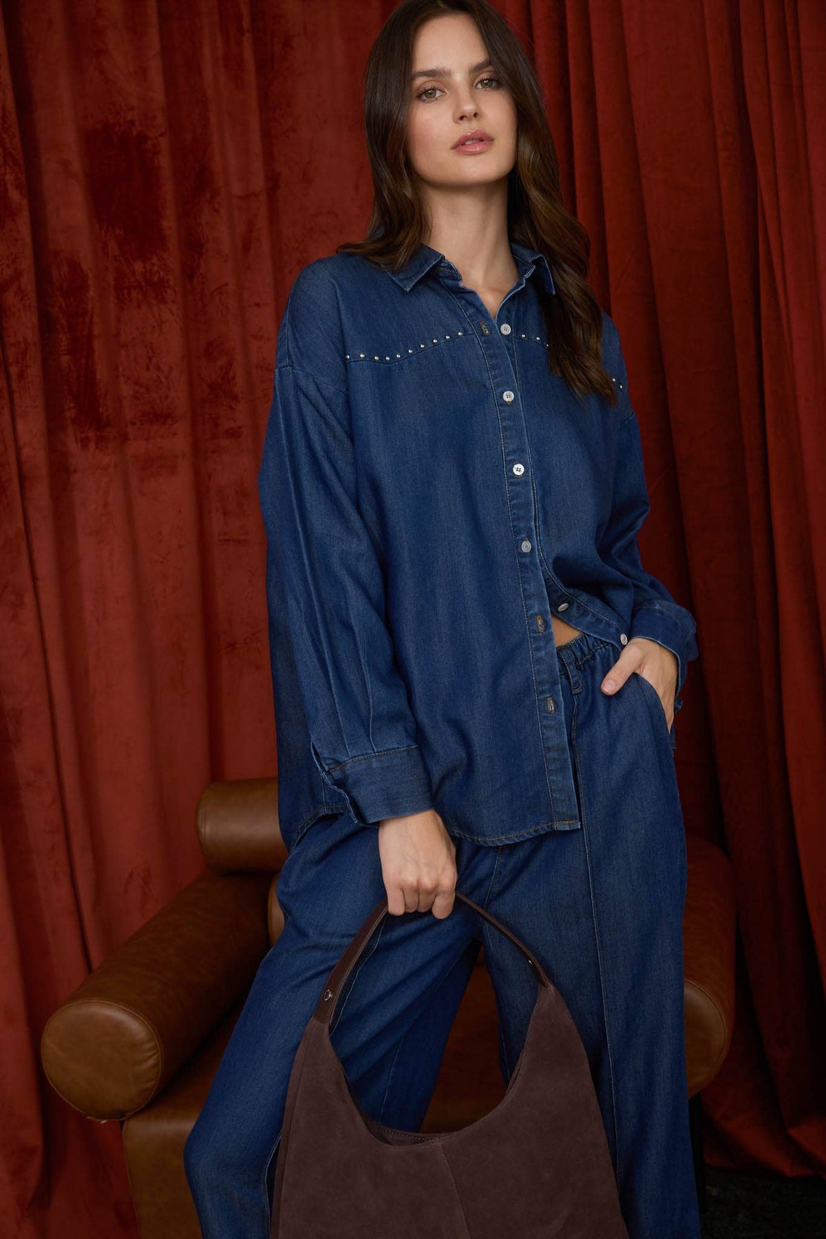 Brooke Button Up