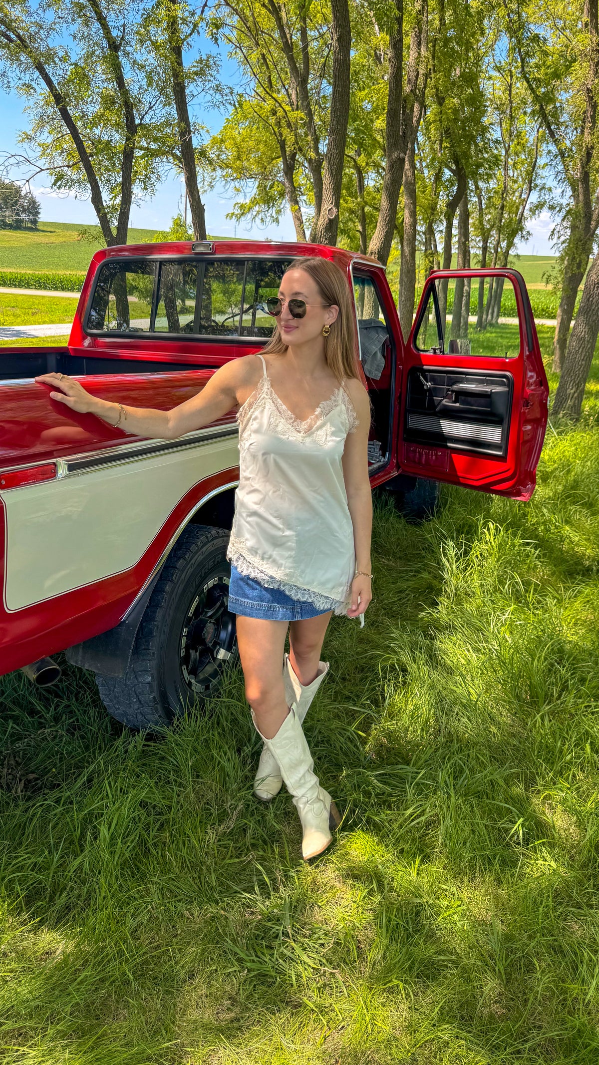 Dolly Denim Skort
