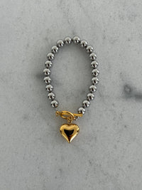 Silver + Gold Bracelet