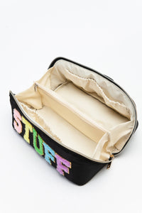 Biege Large Travel Pouch