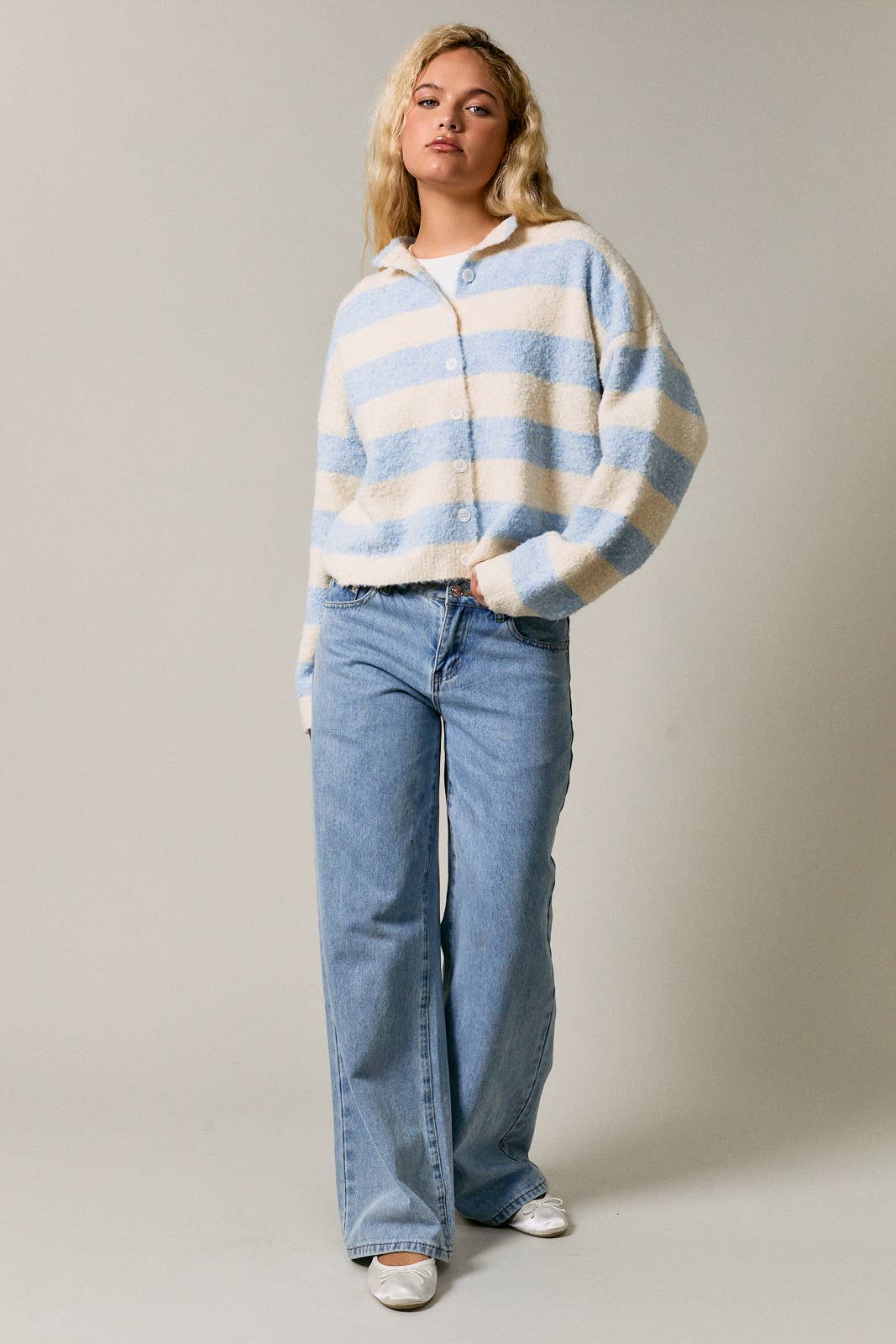 Lucy Striped Cardigan