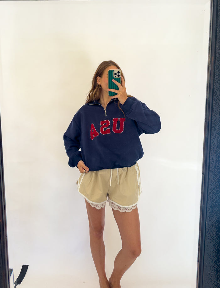 USA Half Zip