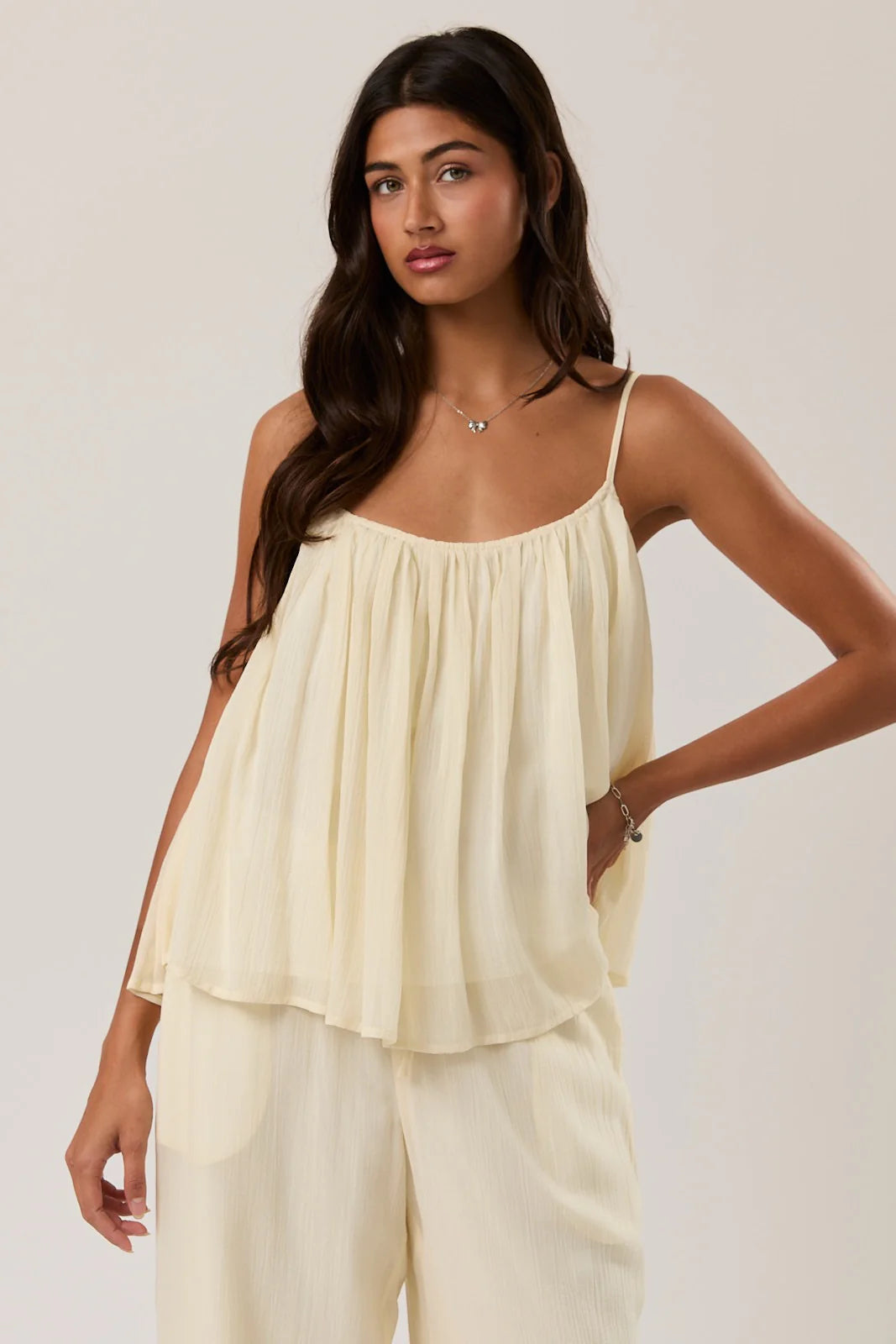 Sunny Chiffon Tank