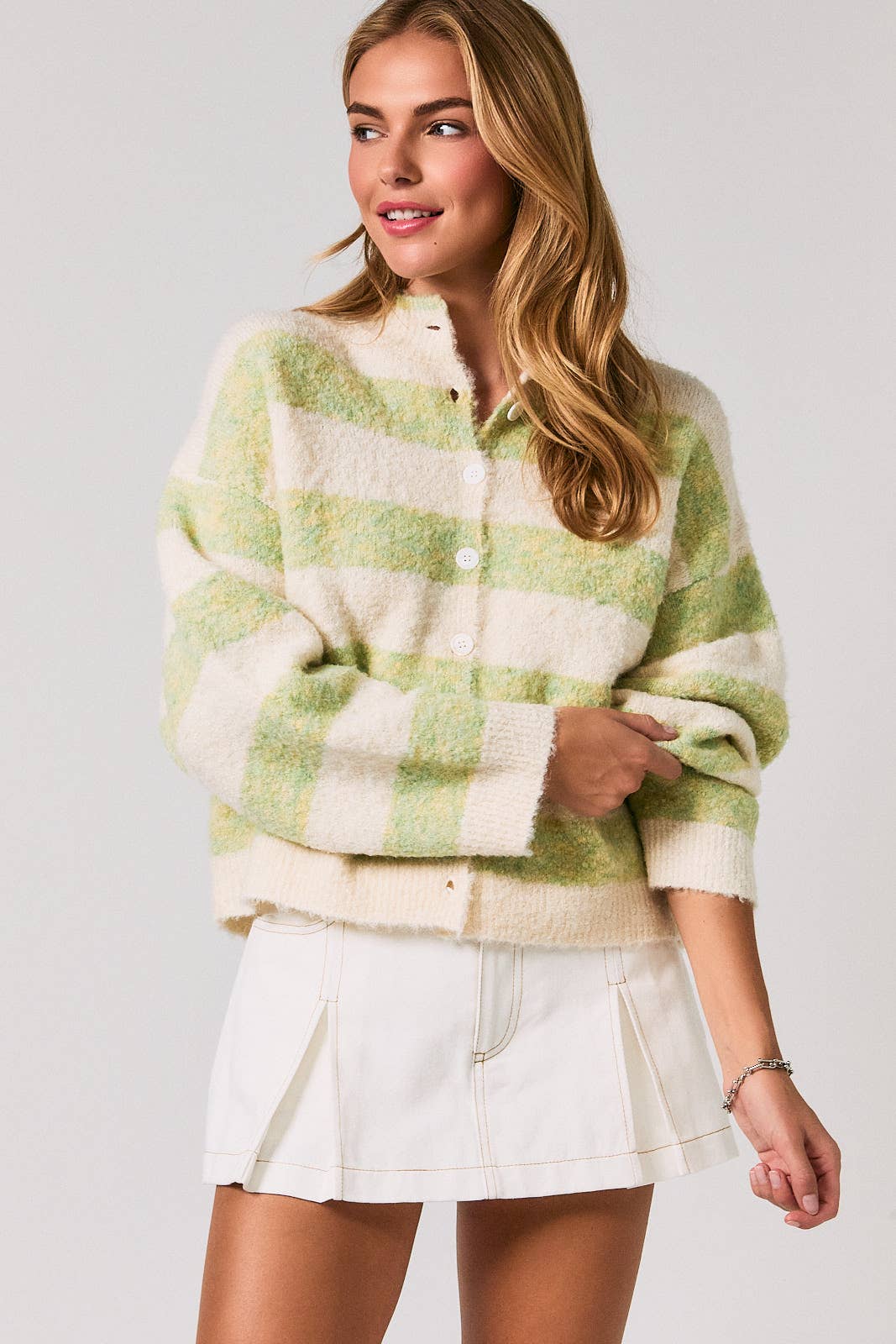 Lucy Striped Cardigan