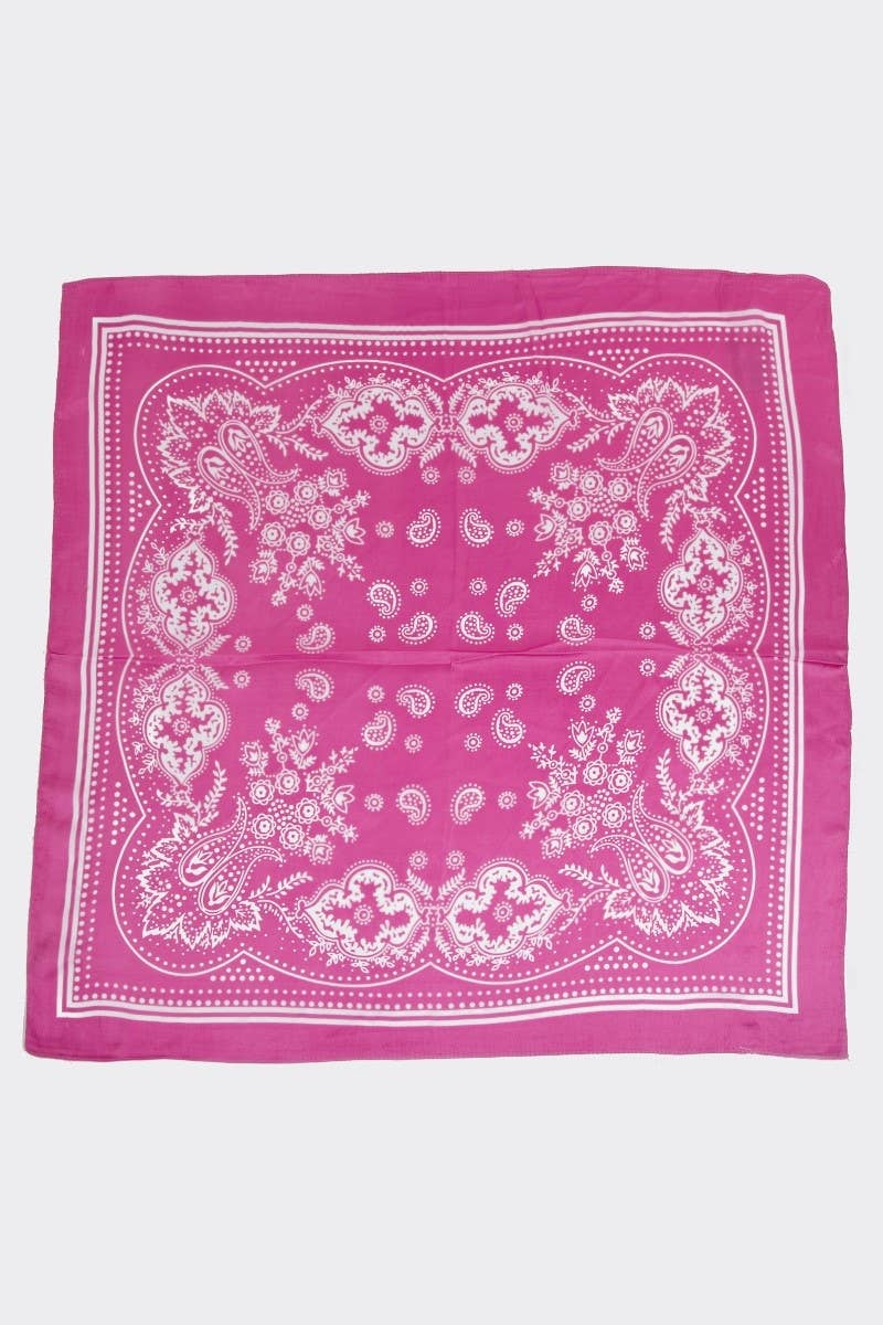 Paisley Bandana Design Square Scarf
