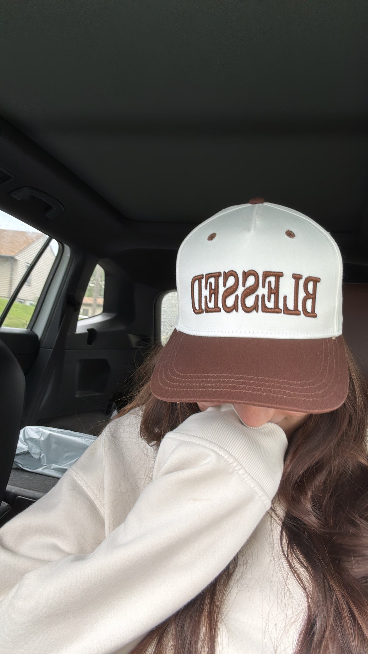 Blessed Brown Trucker Hat