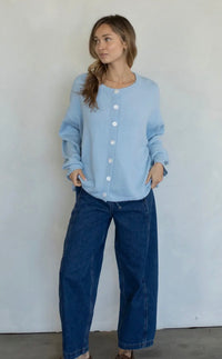 Jade Cardigan - Light Blue