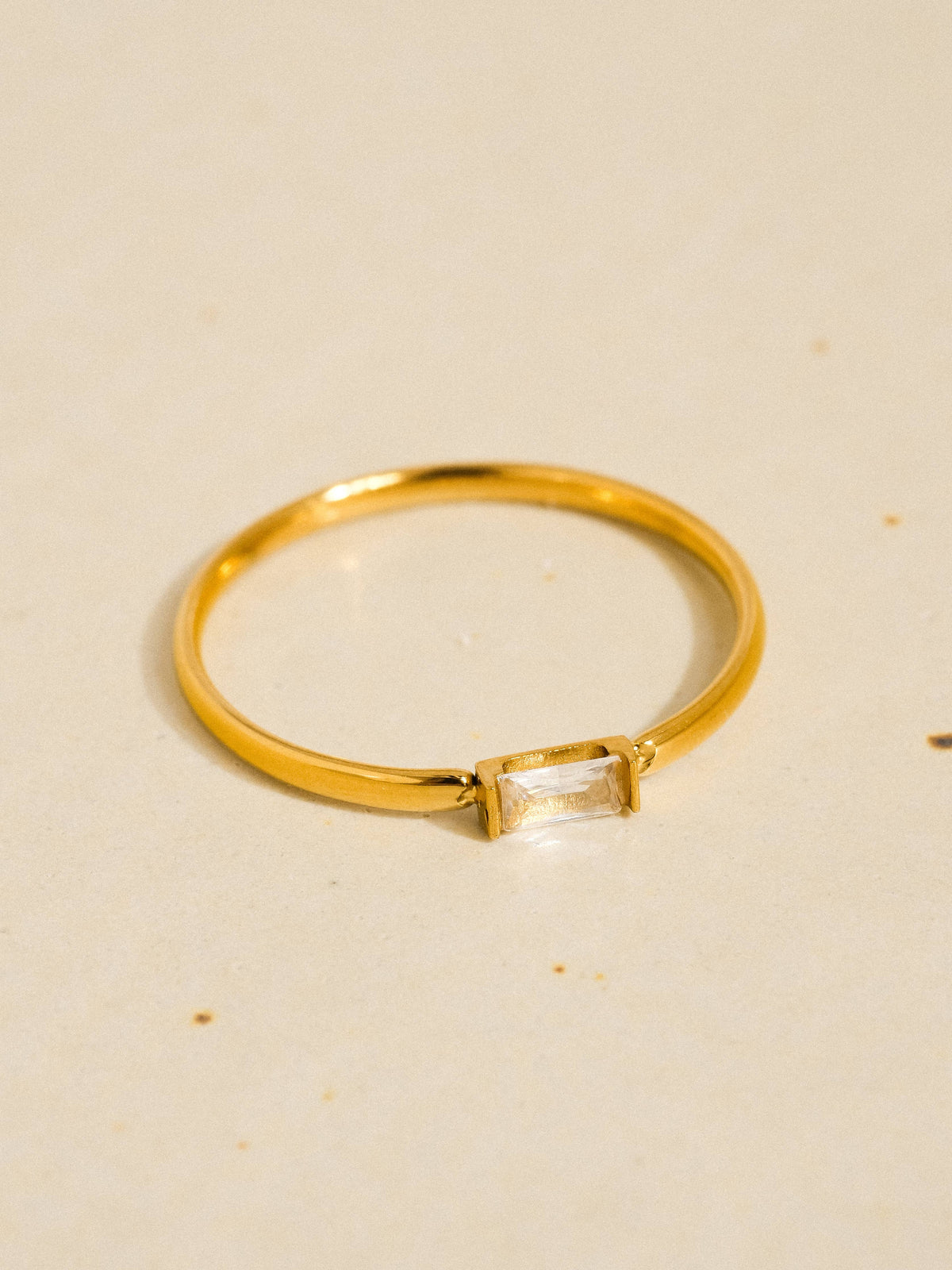 Minimalist Thin CZ Band