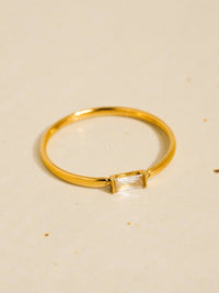 Minimalist Thin CZ Band