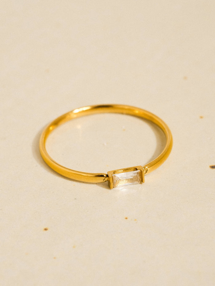 Minimalist Thin CZ Band