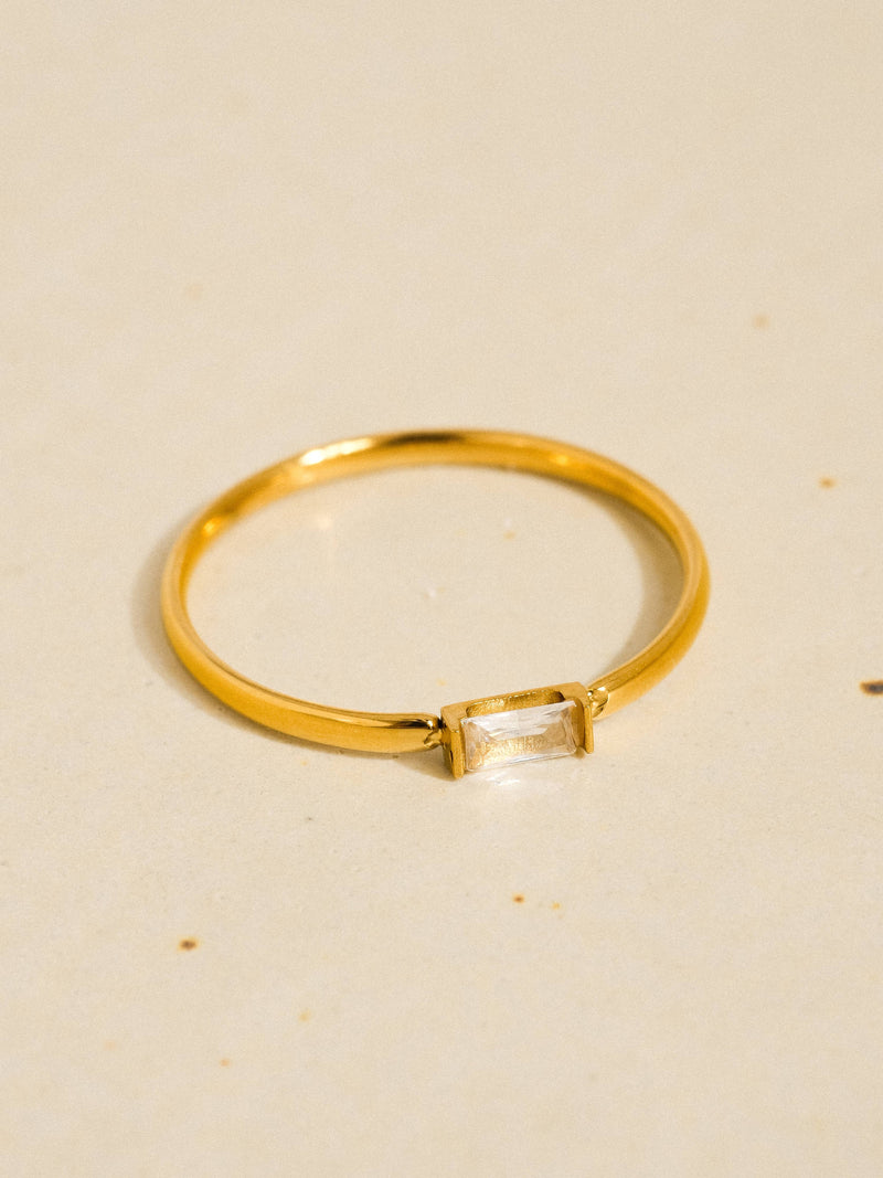 Minimalist Thin CZ Band