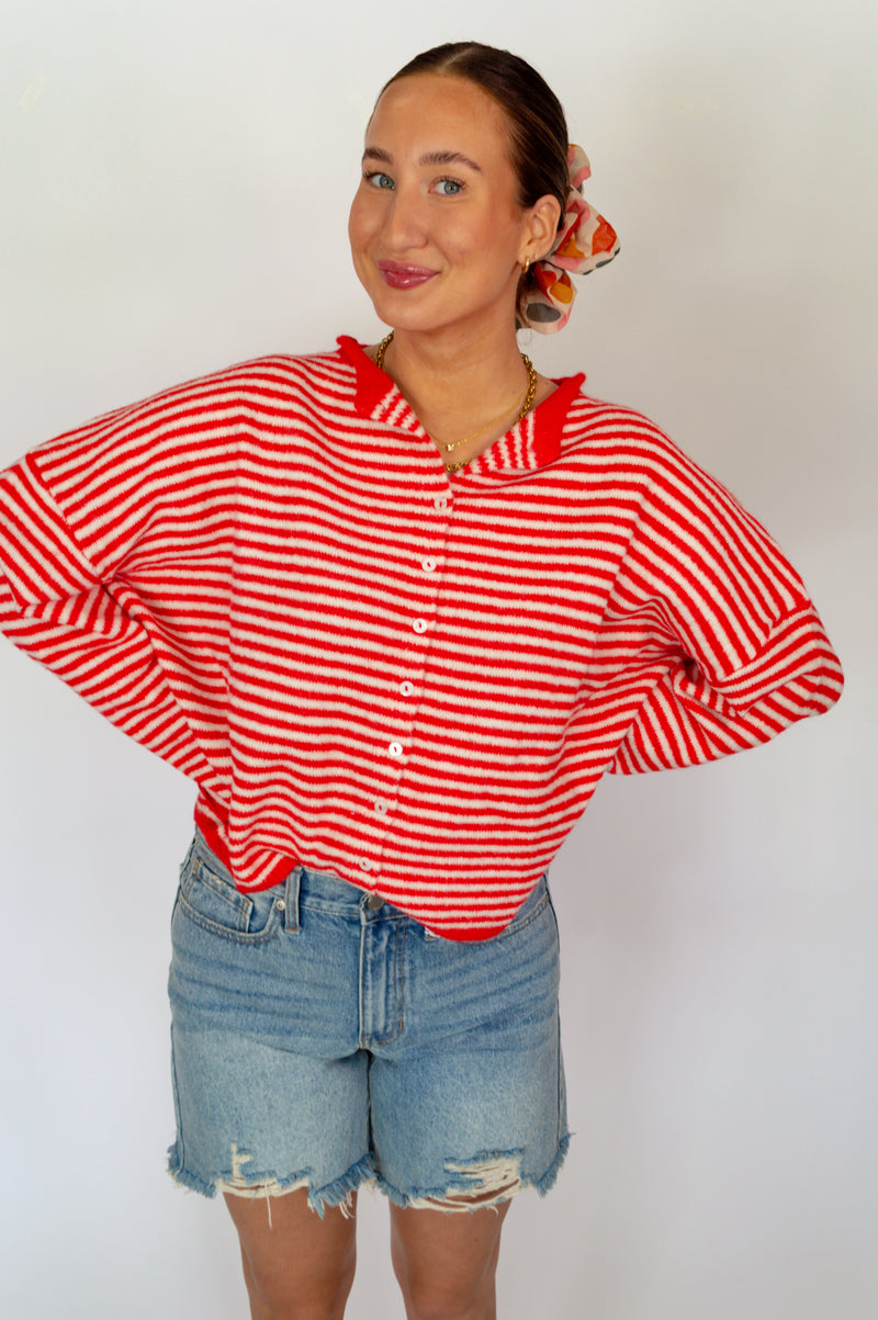 Piper Cardigan - Striped (2 Colors)