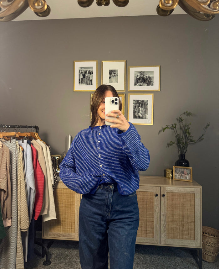 June Cardigan - Blue