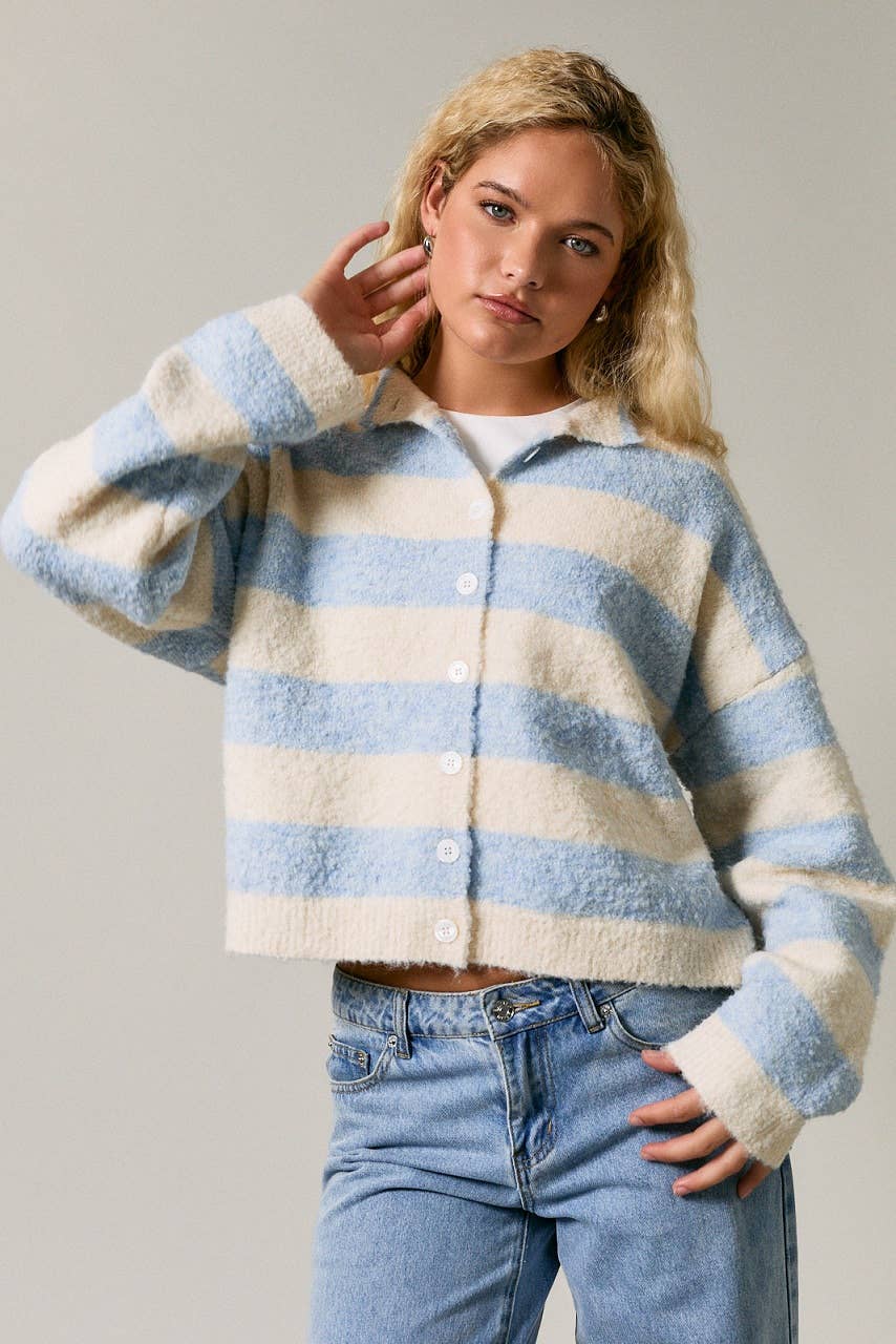 Lucy Striped Cardigan