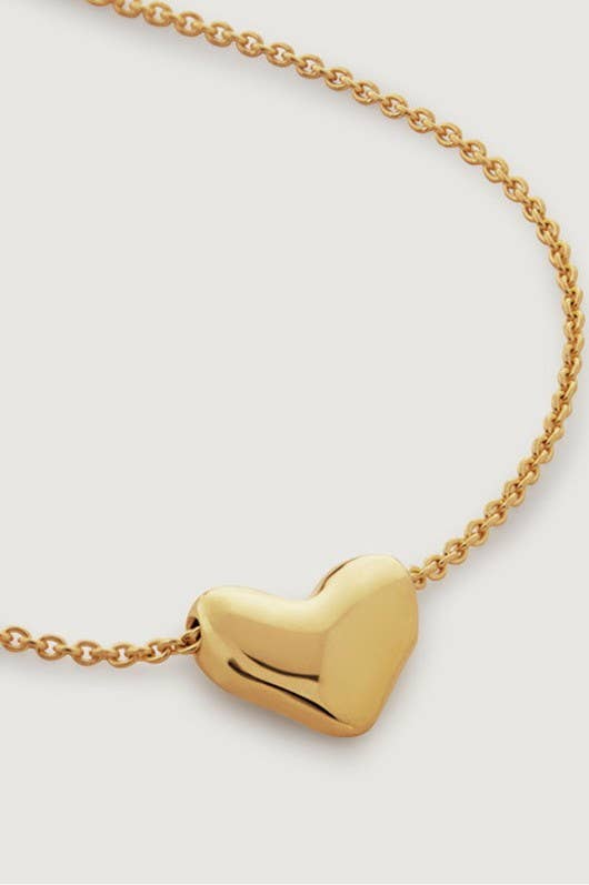 18k Gold Heart Necklace