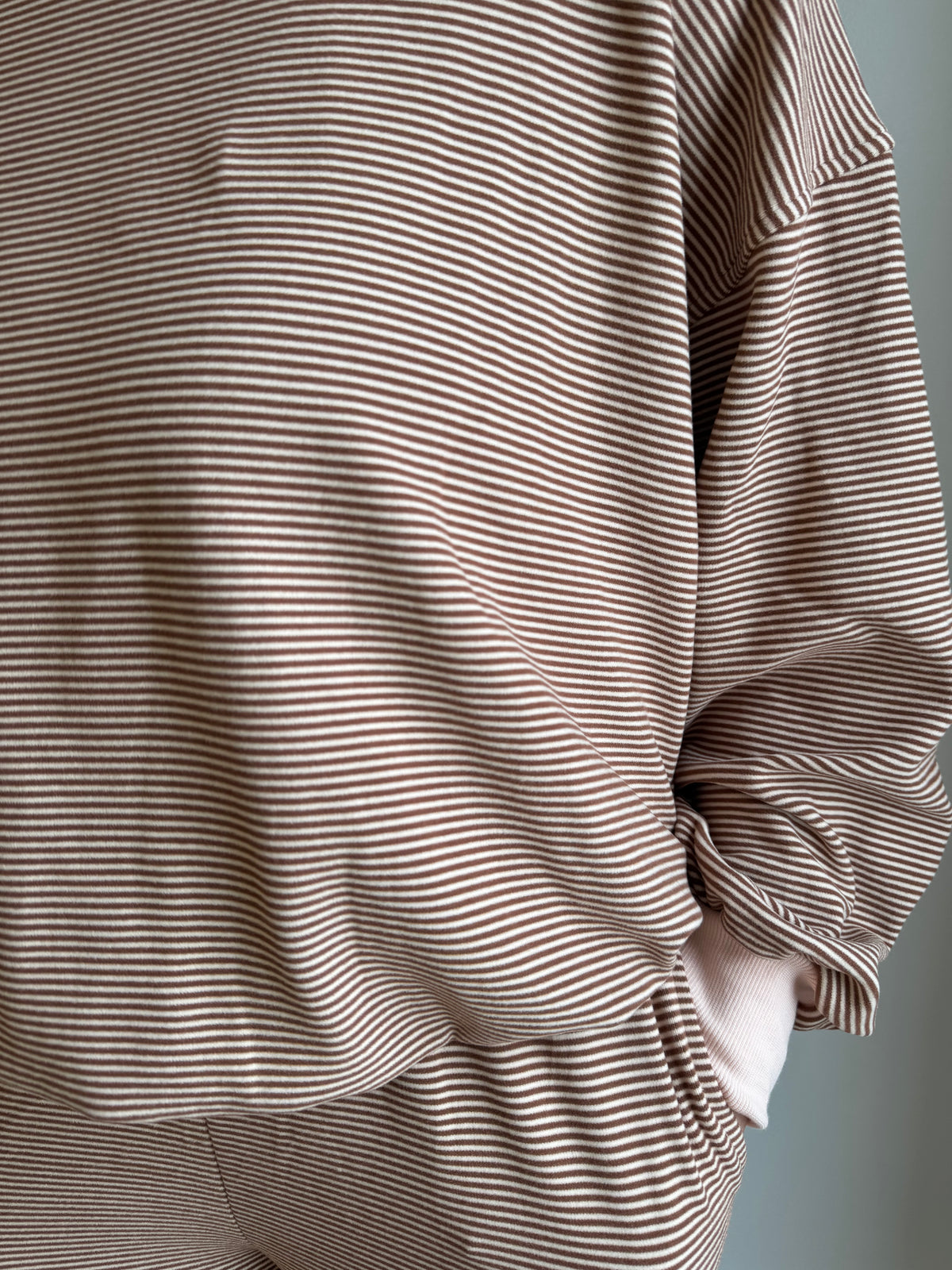 Millie Stipe Mockneck