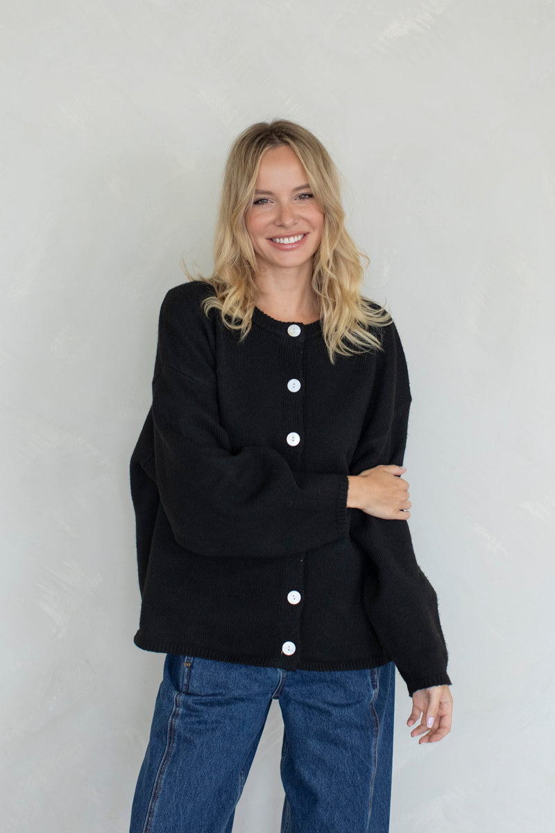 Jade Cardigan - Black