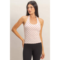 Vinny Polka Dot Halter Top