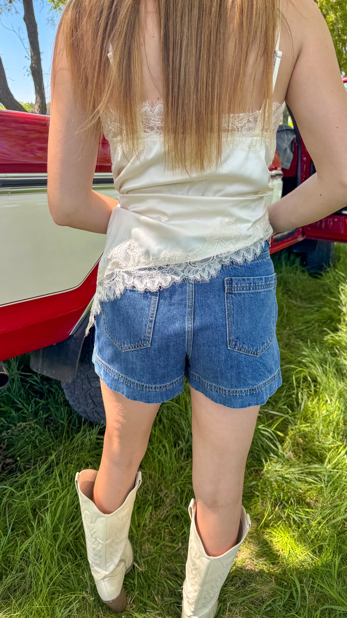 Dolly Denim Skort