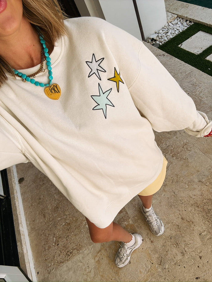 How Lucky Oversized Crewneck